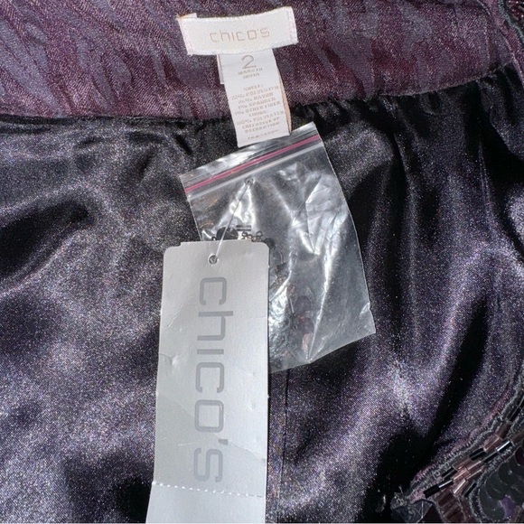 New with Tag Chico’s Luminous Lustre Lareana Three Quarter Sleeve Jacket - Picture 12 of 15